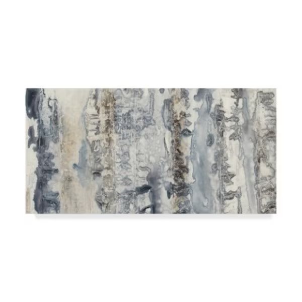 Jennifer Goldberger 'Neutral Strata I' Canvas Art, 16x32, Trademark Fine Art, Mfr#: WAG05267-C1632GG